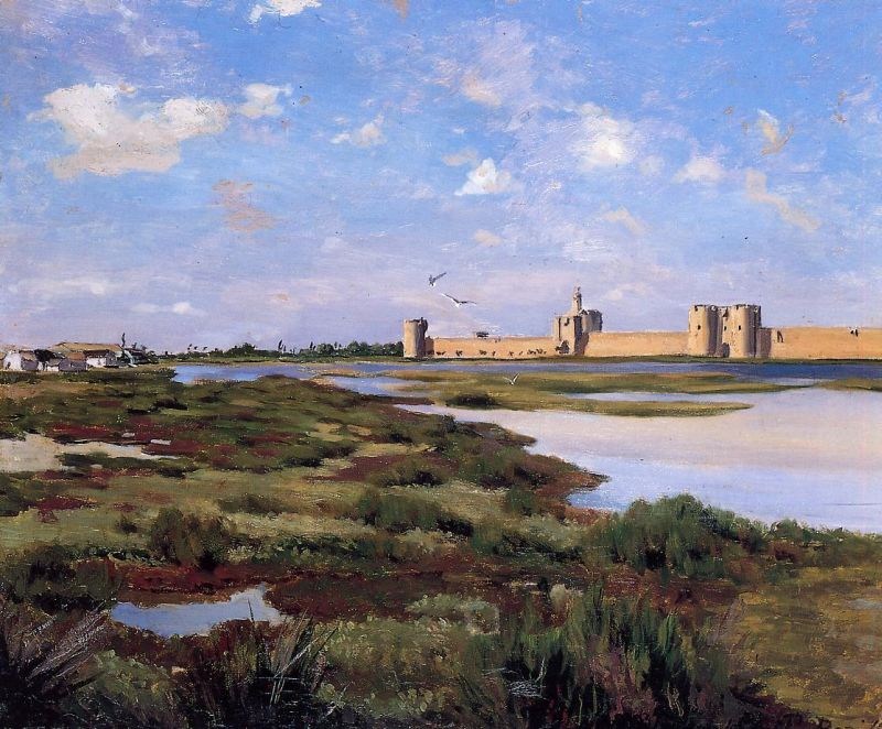 Frederic Bazille Aigues-Mortes